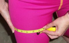 Як виміряти об'єм стегна?