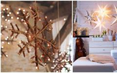 Photo ideas for New Year's decor: a thousand and one options DIY interior for the new year