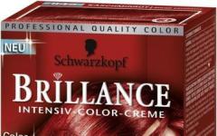 The palette of hair dyes diamond from schwarzkopf in the photo